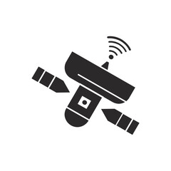 Space icon silhouette. Vector illustration