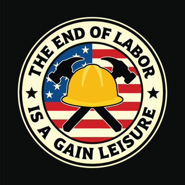 Happy  International Labor day t-shirt design, Typography t-shirt design concept for labor day. Suitable for worker and labor fashion and sale.