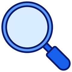 Search Blue Color Icon