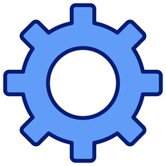 Setting Blue Color Icon