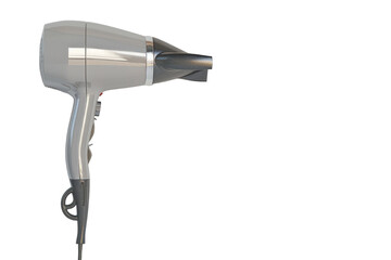 Fototapeta premium High-powered hair dryer model Isolated On Transparent Background