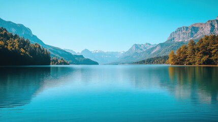 Serene Mountain Lake