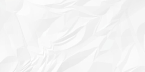 Empty Old paper craft Close up texture of white cardboard crumple on a creased recycle white craft paper texture background. grunge wrinkle old paper.