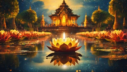 Fototapeta premium chinese temple in the water