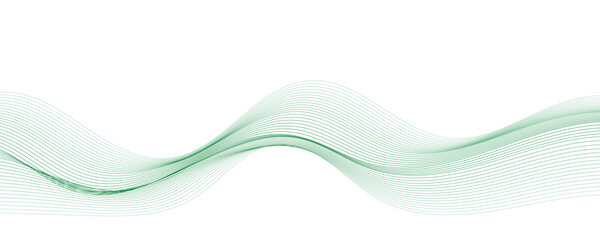 Abstract background with flowing wave lines. Futuristic technology concept. Vector illustration