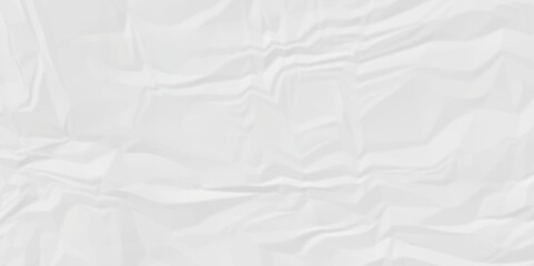 Empty Old paper craft Close up texture of white cardboard crumple on a creased recycle white craft paper texture background. grunge wrinkle old paper.