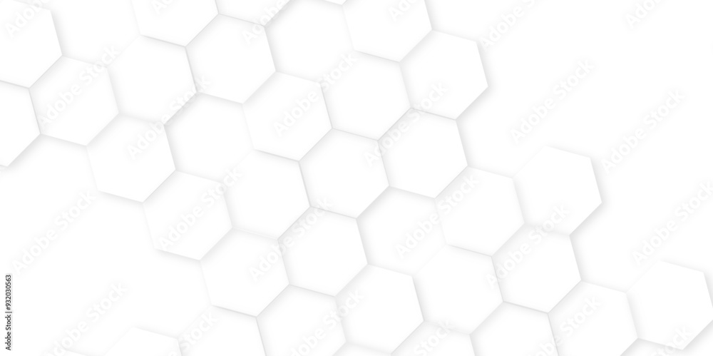 Wall mural abstract background with hexagon, modern abstract vector polygonal pattern. futuristic honeycomb mos