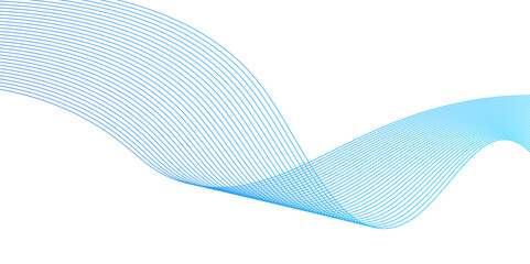 Blue wave lines on white background.abstract blue lines pattern or wavy stripes for business background, Curve wave seamless pattern. Line art striped graphic template,