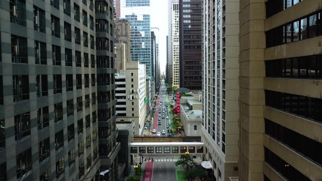 An impressive drone video of Chicago highlights its striking architecture, vibrant cityscape. 
