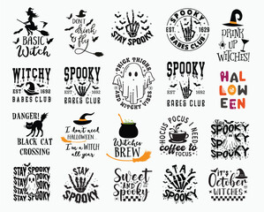 Halloween Set, Halloween T-shirt Design, Halloween SVG Design, Ghost Design, Halloween Shirt, Halloween Cat Shirt, Retro Halloween shirt Design, Spooky Season, Funny Halloween, Hippie Shirt,