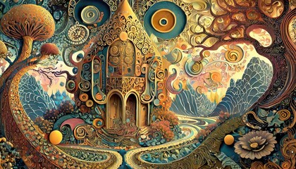 thai art painting