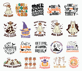 Halloween Set, Halloween T-shirt Design, Halloween SVG Design, Ghost Design, Halloween Shirt, Halloween Cat Shirt, Retro Halloween shirt Design, Spooky Season, Funny Halloween, Hippie Shirt,