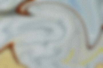 Abstract grainy textured background with swirling brown and green shapes