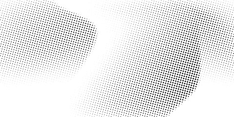Grunge halftone gradient background. Faded grit noise texture. White and black sand wallpaper. Retro pixelated backdrop arts modern dots background