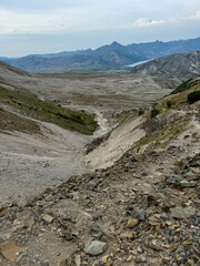 Viewpoint at Windy Pass at Mount Saint Helens