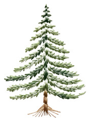 Obraz premium PNG Christmas tree celebration plant pine.