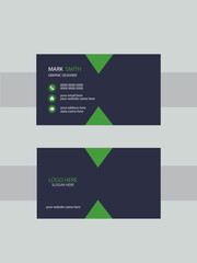 business card design for business and personal use. business card vector design template Double-sided creative ,horizontal simple clean template vector design, layout in rectangle size.