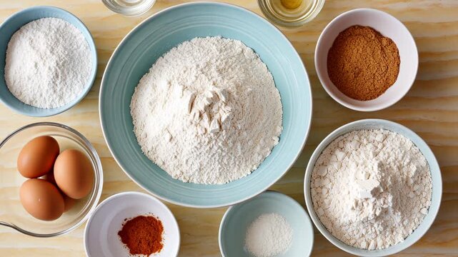 baking ingredients for baking