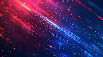 Fototapeta premium Abstract Lines of Light and Color