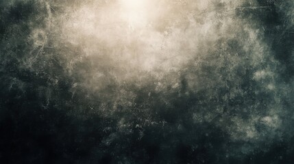 Obraz premium Grainy film texture background with heavy dust and a soft lens flare effect, captured in-studio against a muted charcoal gray background