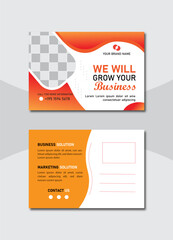 vector elegant minimal black and yellow business card template