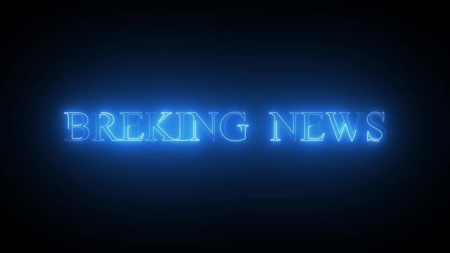 news background neon line animation . 4k video