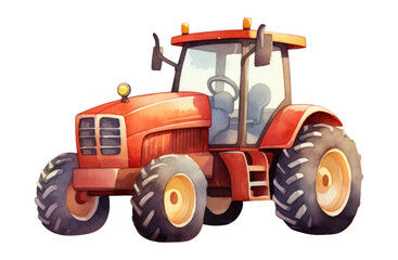 Obraz premium PNG Tractor vehicle wheel transportation.