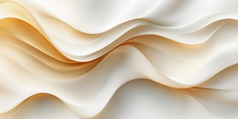 Fototapeta premium Abstract art wallpaper featuring elegant intertwined golden lines on a smooth white background, perfect for modern design themes. 