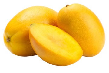 mango isolated on transparent background png