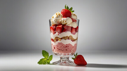 A sweety Icecream with white background 