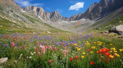 meadow with wildflowers