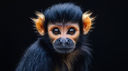 Obraz premium Portrait of a Young Monkey