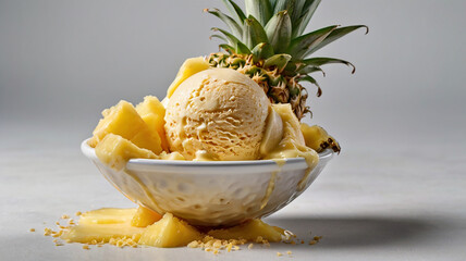 A sweety Icecream with white background 