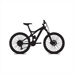 Naklejka premium bicycle isolated on white 