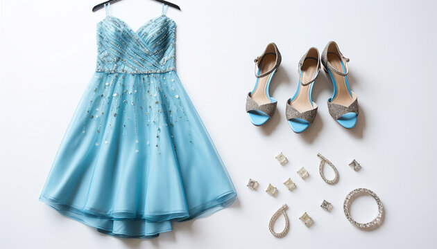 Women Get ready to prom or date or celebration