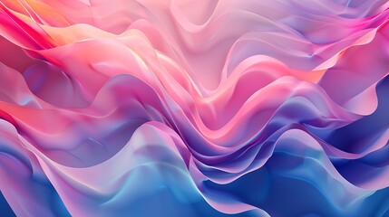 Obraz premium Abstract Pink and Blue Fluid Wave Background
