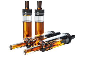 Smooth Smoke Vaping Experience Isolated On Transparent Background