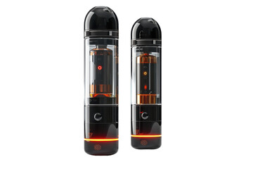 Voice-Controlled Vape Devices Isolated On Transparent Background