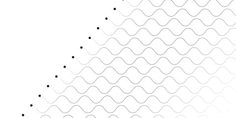 black geometric wavey stock line abstract transparent white background. vector gradient line abstract pattern Transparent monochrome striped texture, seamless pattern, modern stylish texture.	
