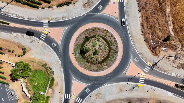 Drone Footage California, Wineries, Solar, Landscape, Scenic, Temecula Roundabout