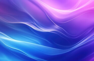 Fototapeta premium Abstract background, a blue and purple gradient color with smooth lines