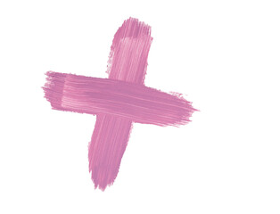 Pincelada rosa