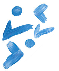 Pincelada azul celeste