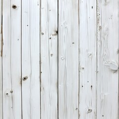 Obraz premium Whitewashed wood planks showing natural grain and knots in daylight