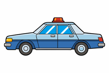 Law Enforcement Vehicle Vector Design art vector illustration