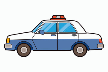 Law Enforcement Vehicle Vector Design art vector illustration