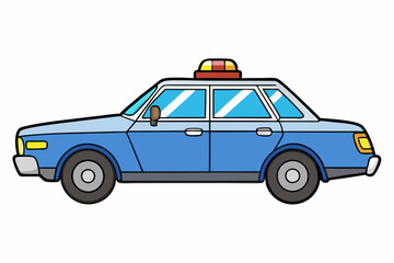 Law Enforcement Vehicle Vector Design art vector illustration