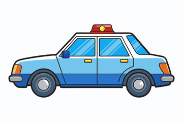 Law Enforcement Vehicle Vector Design art vector illustration