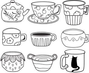 tea and coffee' mug cup sets