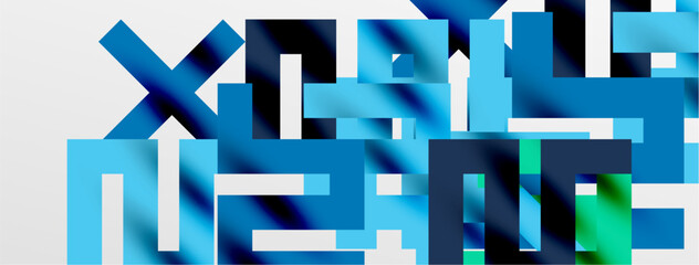 Colorful squares, lines minimal abstract background. Vector Illustration For Wallpaper, Banner, Background, Card, Book Illustration, landing page